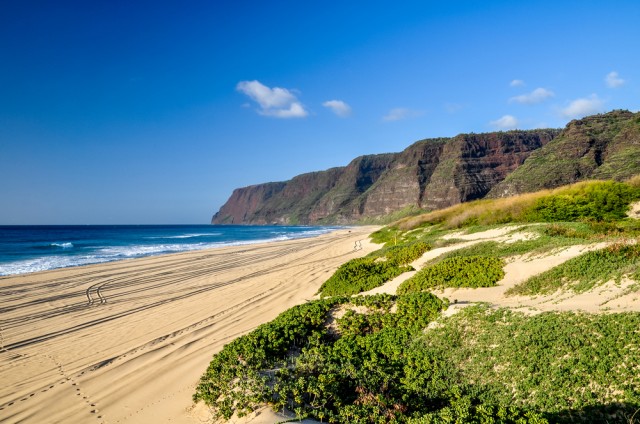 Stunning,View,Of,Polihale,Beach,State,Park,In,The,Western